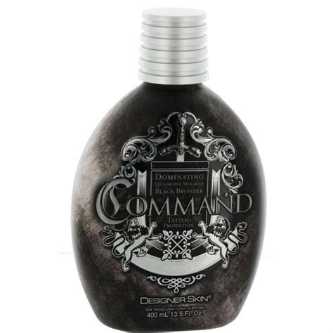 designer skin command tanning lotion.